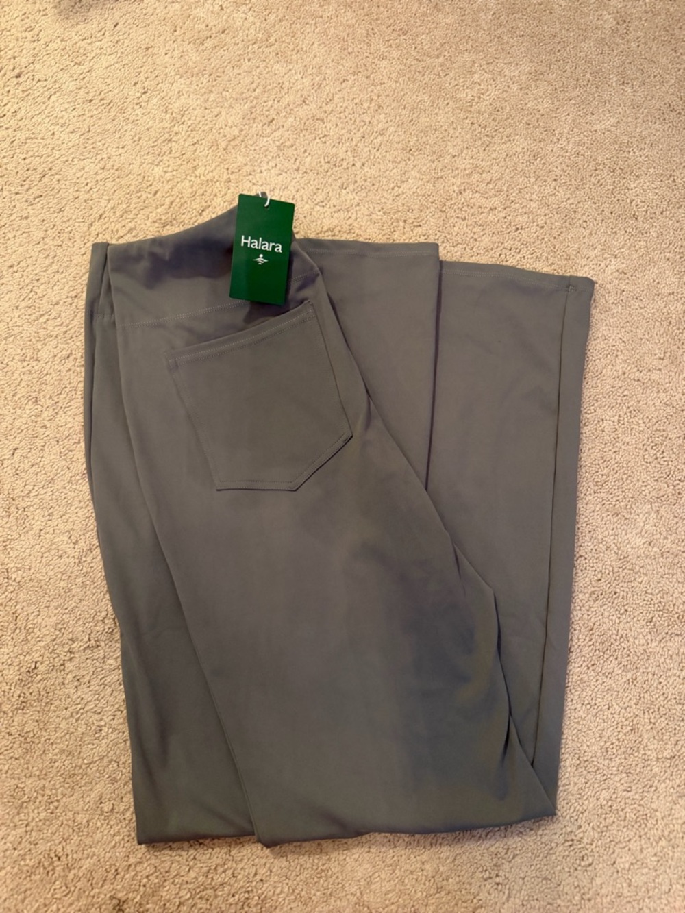 Flared stretchy office pants. 4 pair - Gray, Brown, Navy and Black